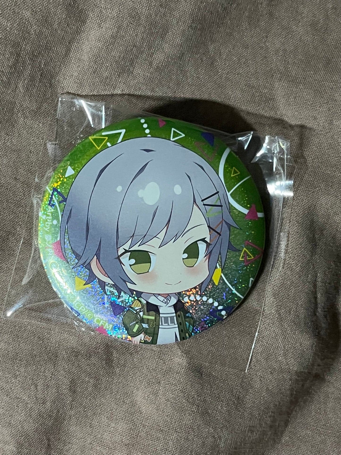 Project Sekai - Shiho Hinomori “Resonate with You Chibi" Circle Glitter Badge