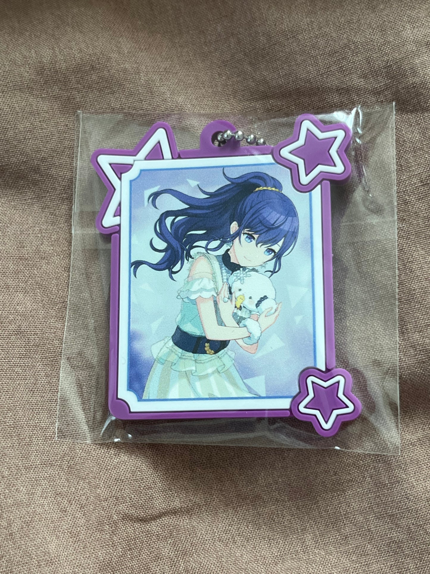 Project Sekai - Mafuyu Asahina “feat. Cogimyun” Sanrio Rubber Keychain
