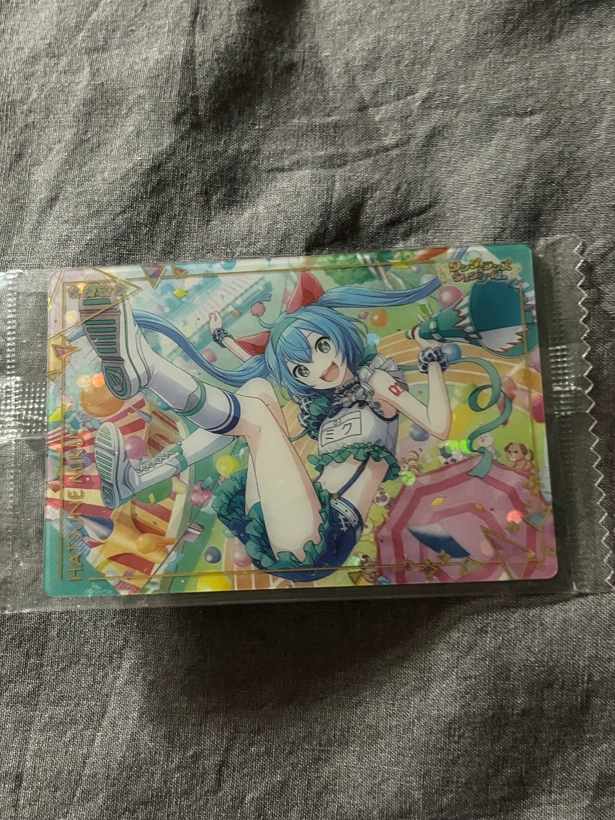 Project Sekai - Hatsune Miku "Run! Sports Festival! ~The Executive Committee is Very Busy~" Wafer Card