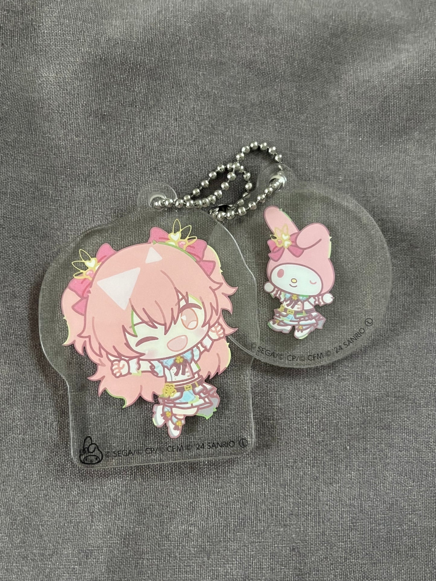 Project Sekai - Airi Momoi “Sanrio” Double Acrylic Keychain