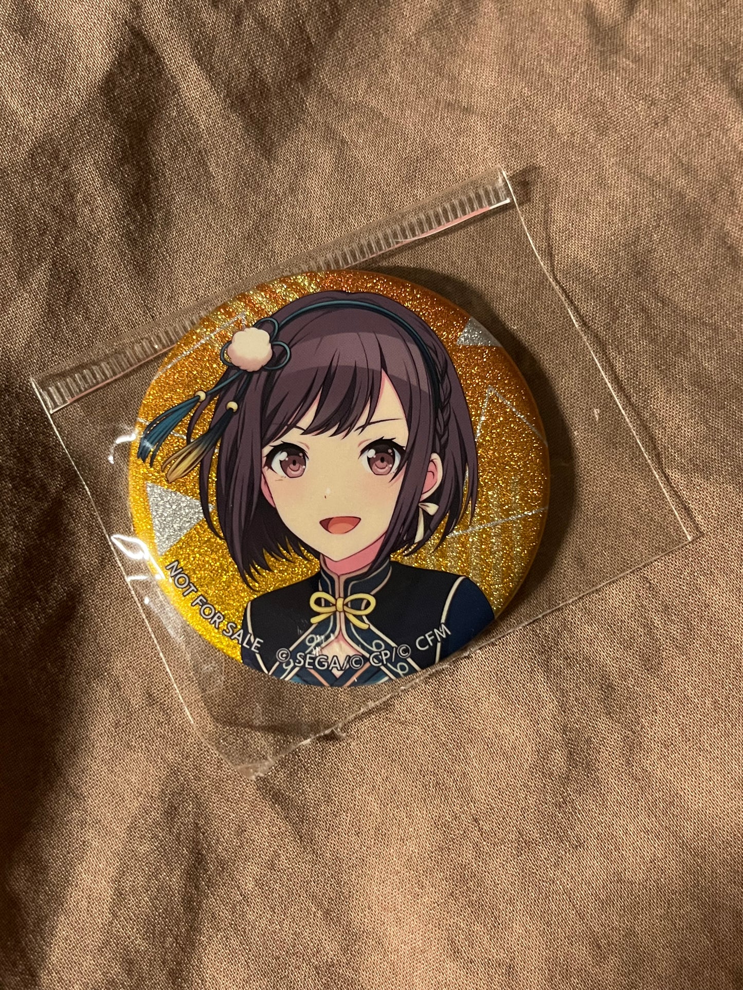 Project Sekai - Ena Shinonome “Heat Up! Kamiyama High Cheering Squad!” 2☆ Circle Glitter Badge