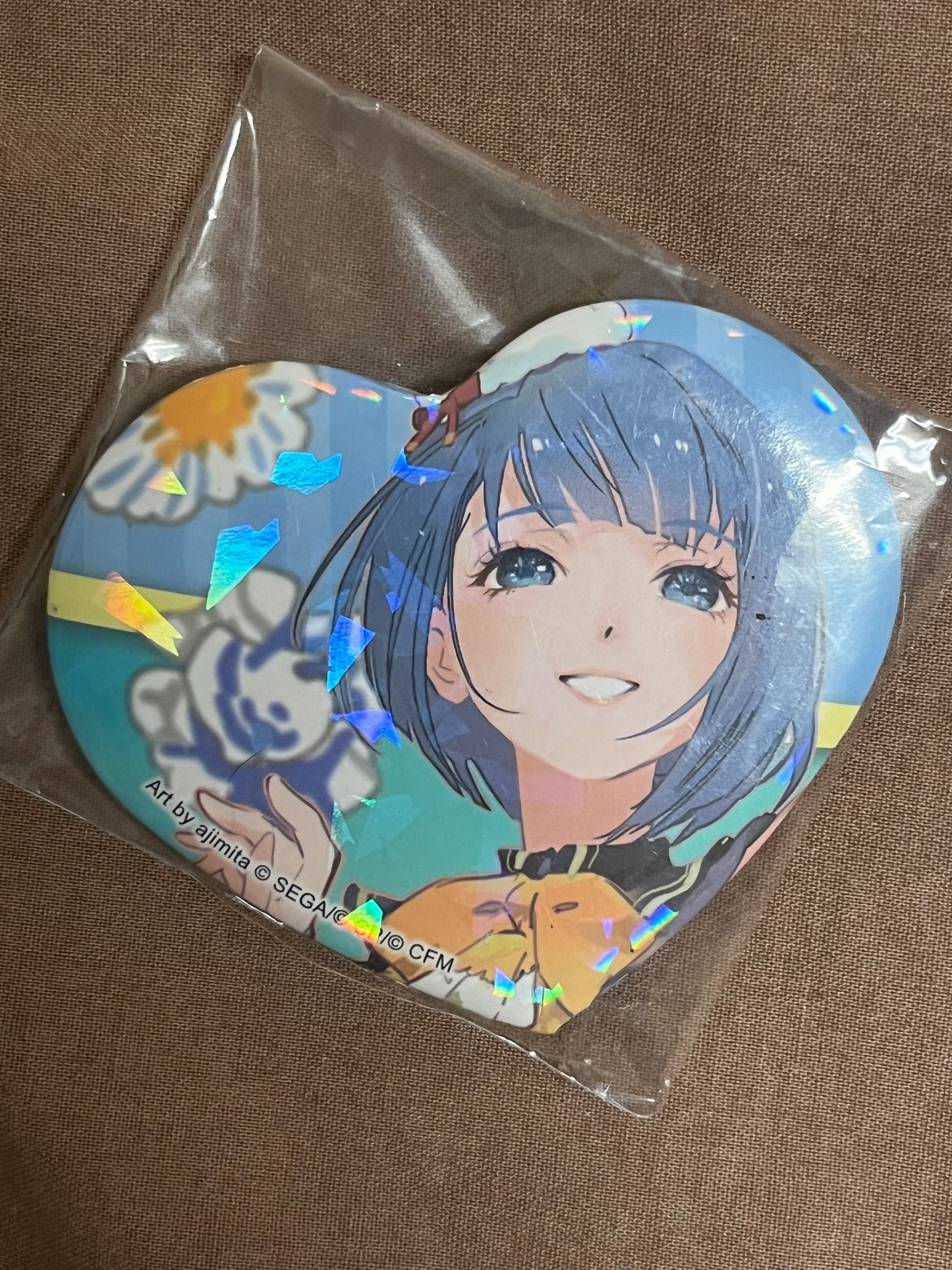 Project Sekai - Haruka Kiritani Ai no Material 2DMV Heart Badge