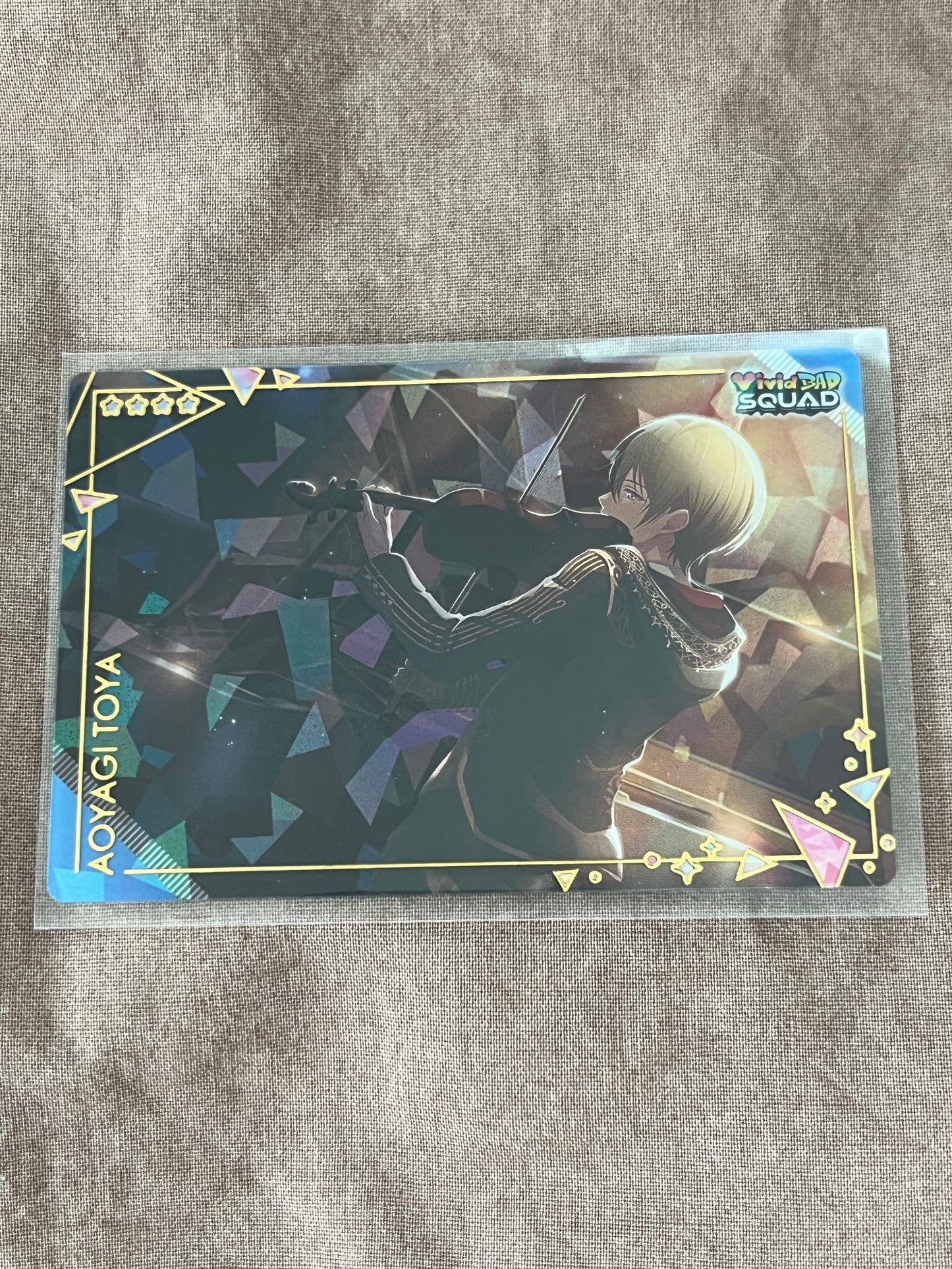 Project Sekai - Toya Aoyagi “Period of NOCTURNE” Wafer Card