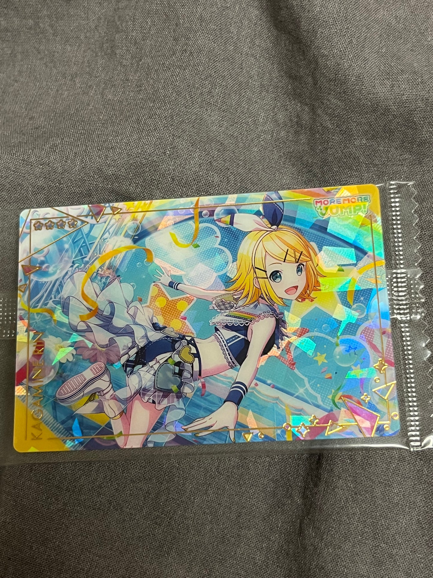 Project Sekai - Kagamine Rin “Let's RE:START From Here!” Wafer Card