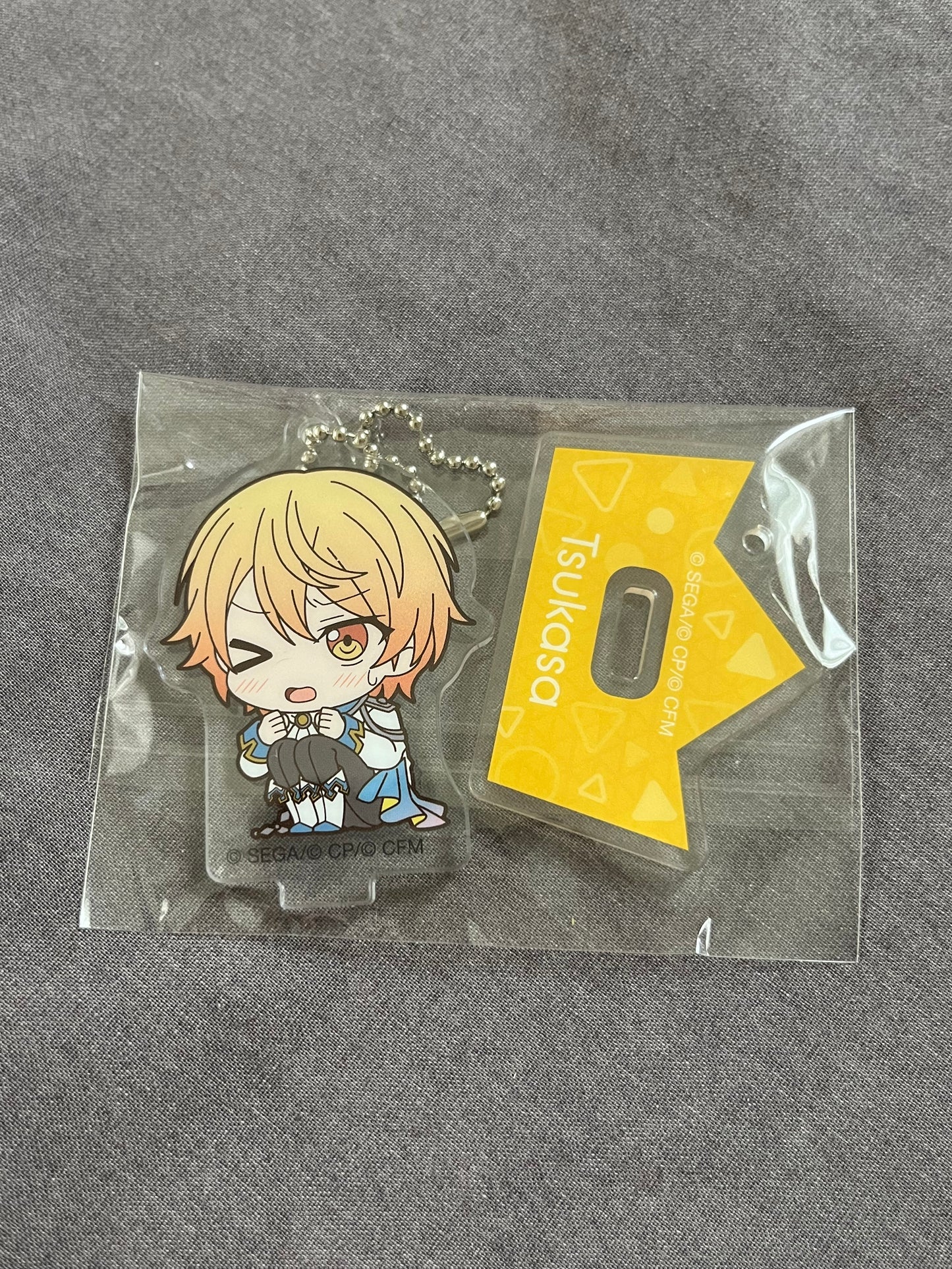 Project Sekai - Tsukasa Tenma “ViVimus Crouch” Acrylic Keychain