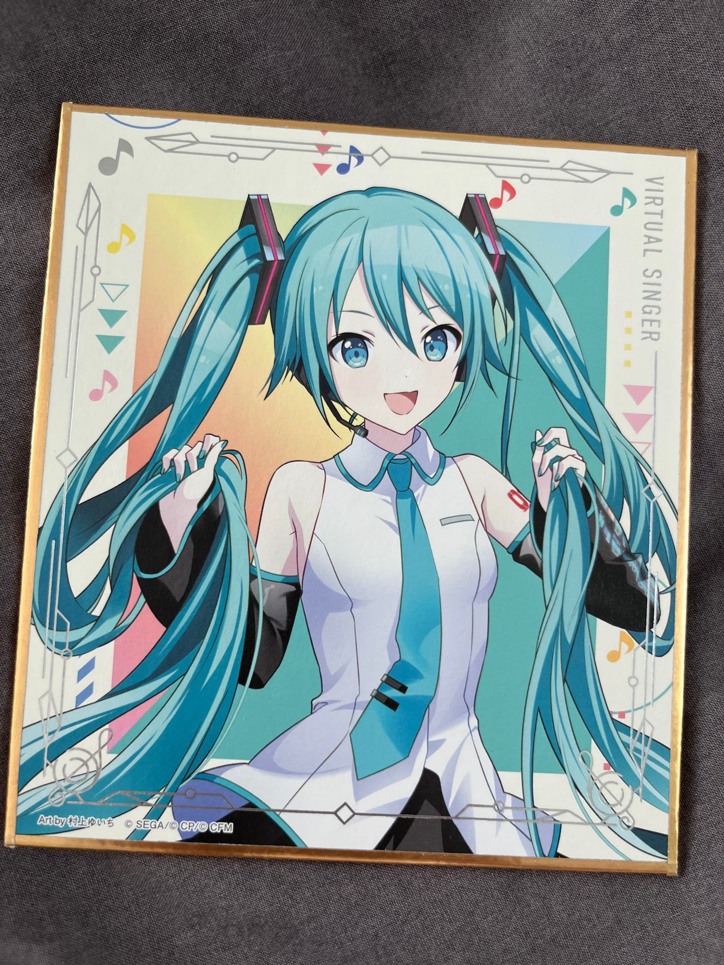 Project Sekai - Hatsune Miku "Brand New World" Shikishi Board