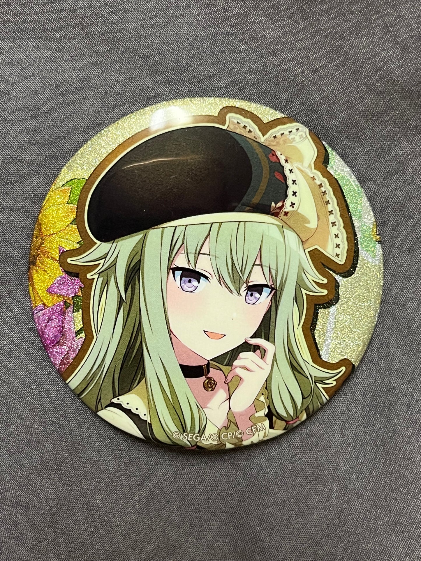 Project Sekai - Nene Kusanagi “Happy Birthday!! 2023” Circle Glitter Badge