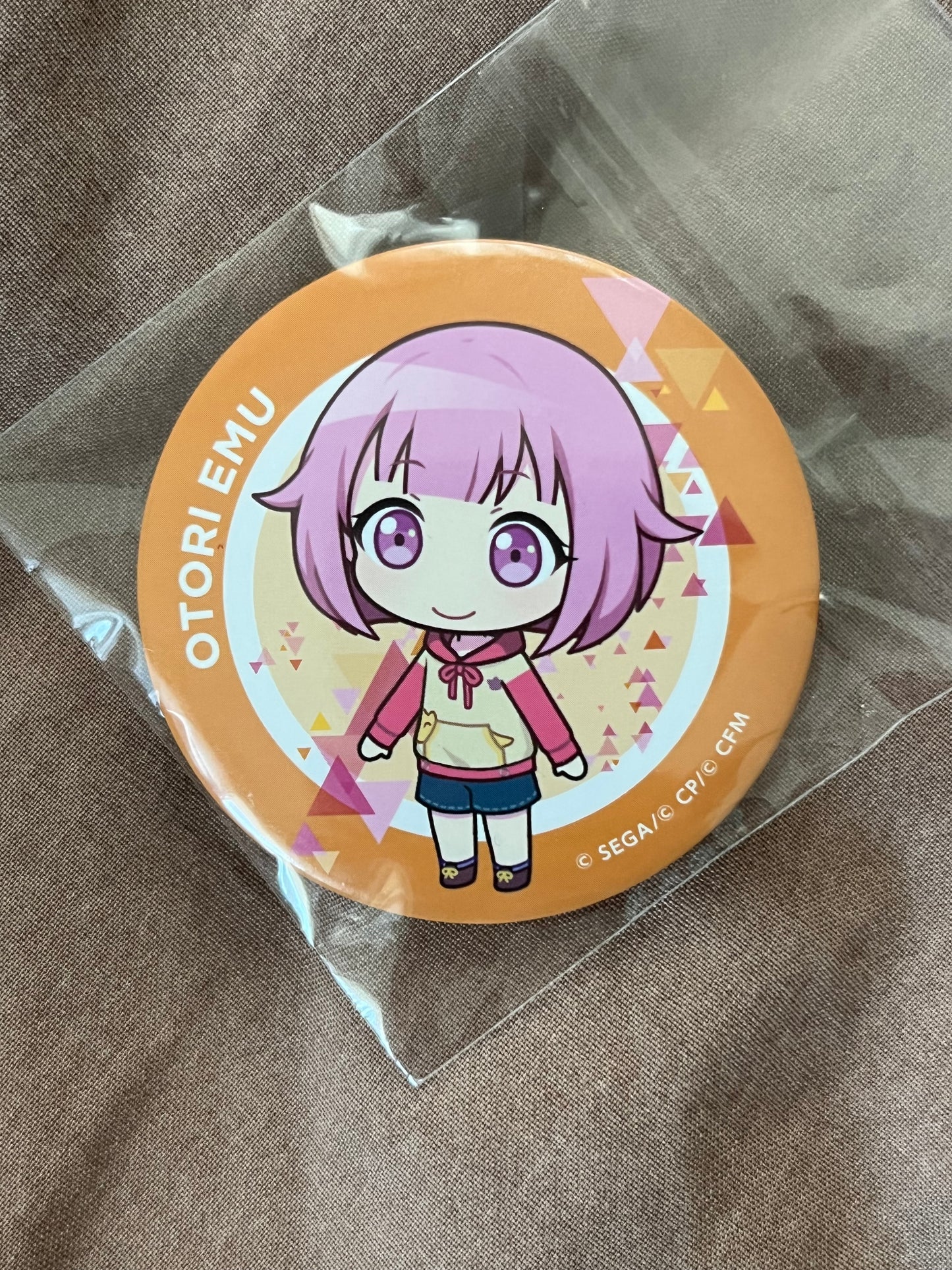 Project Sekai - Emu Otori “Lawson Campaign” Casual Chibi Circle Badge