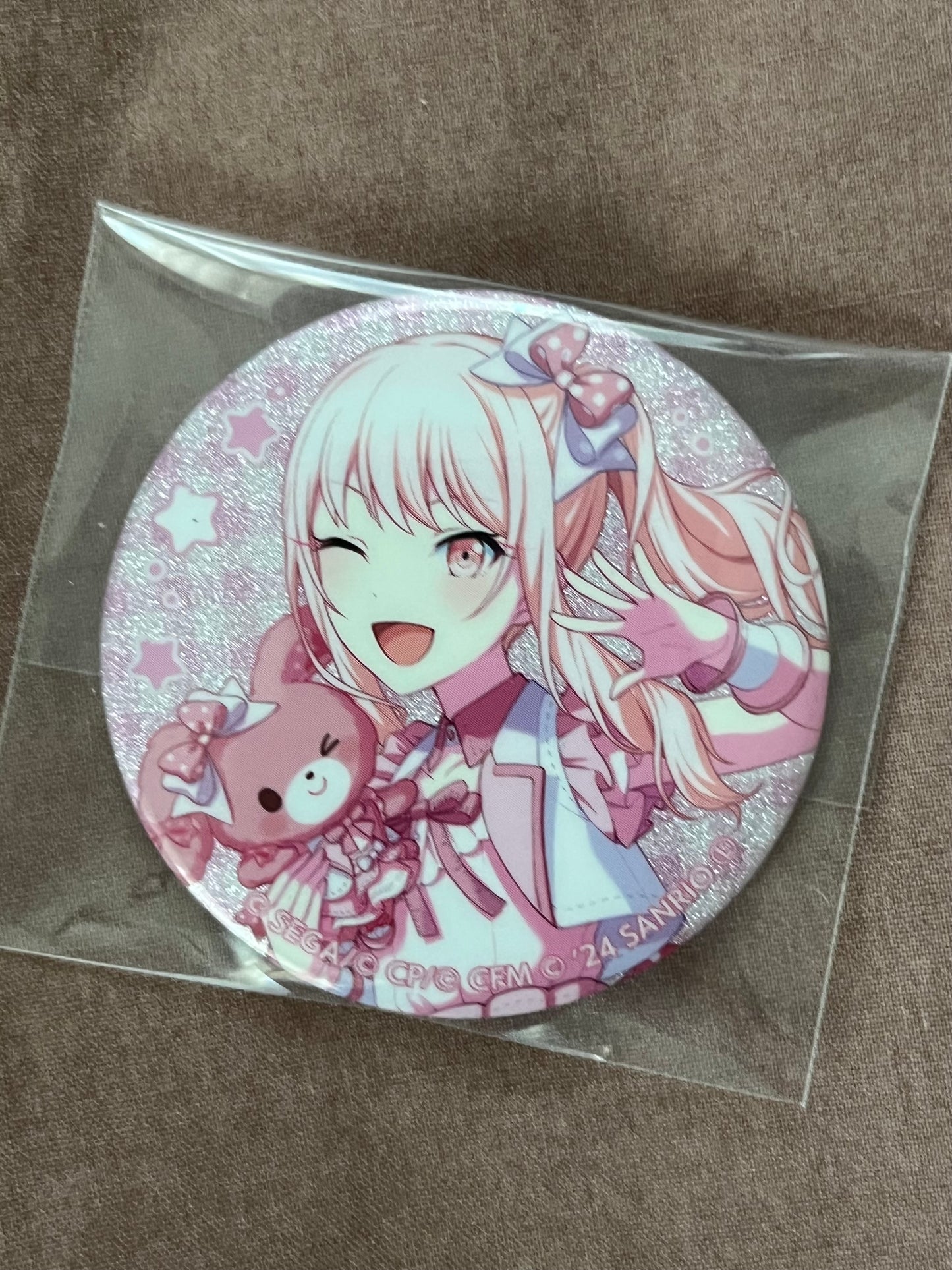 Project Sekai - Mizuki Akiyama “Sanrio” Circle Glitter Badge
