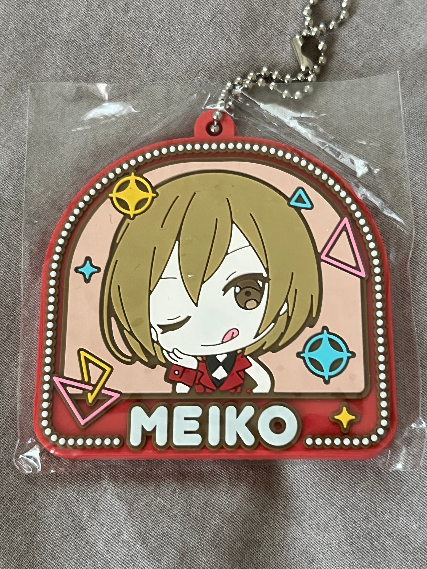Project Sekai - MEIKO “That was super fun” Stamp Rubber Keychain