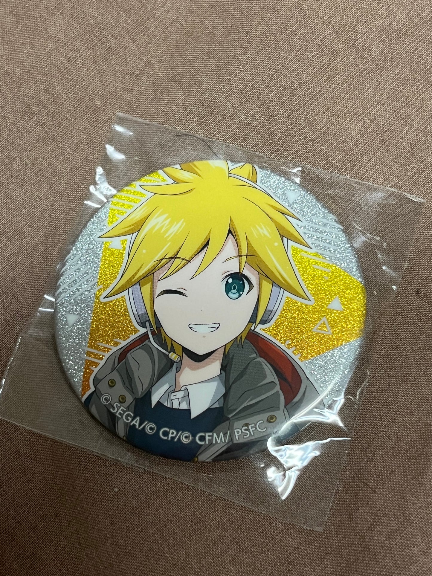 Project Sekai - Kagamine Len “Movie Promo” Circle Glitter Badge