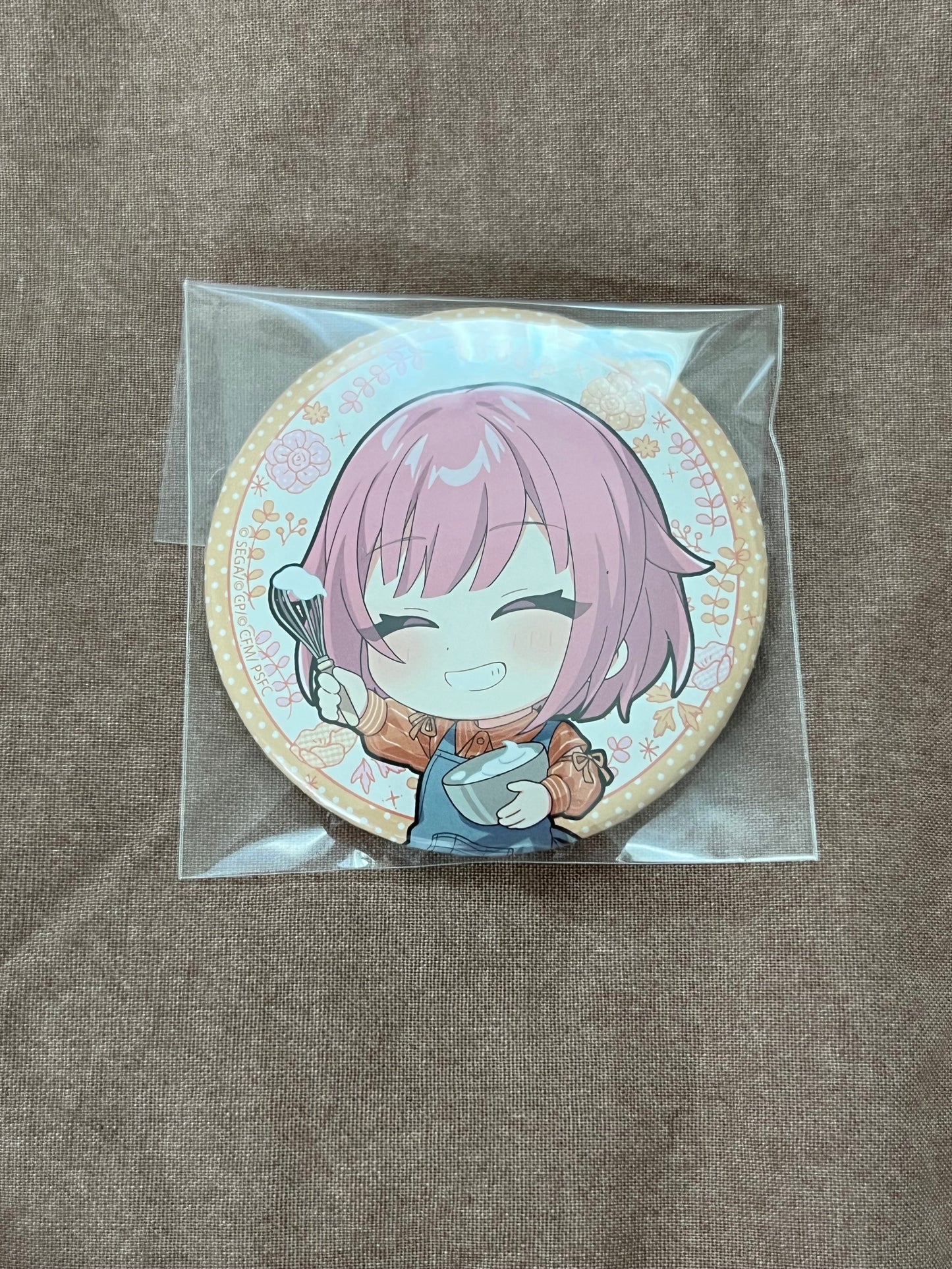 Project Sekai - Emu Otori “Tower Records Cafe” Movie Chibi Circle Badge
