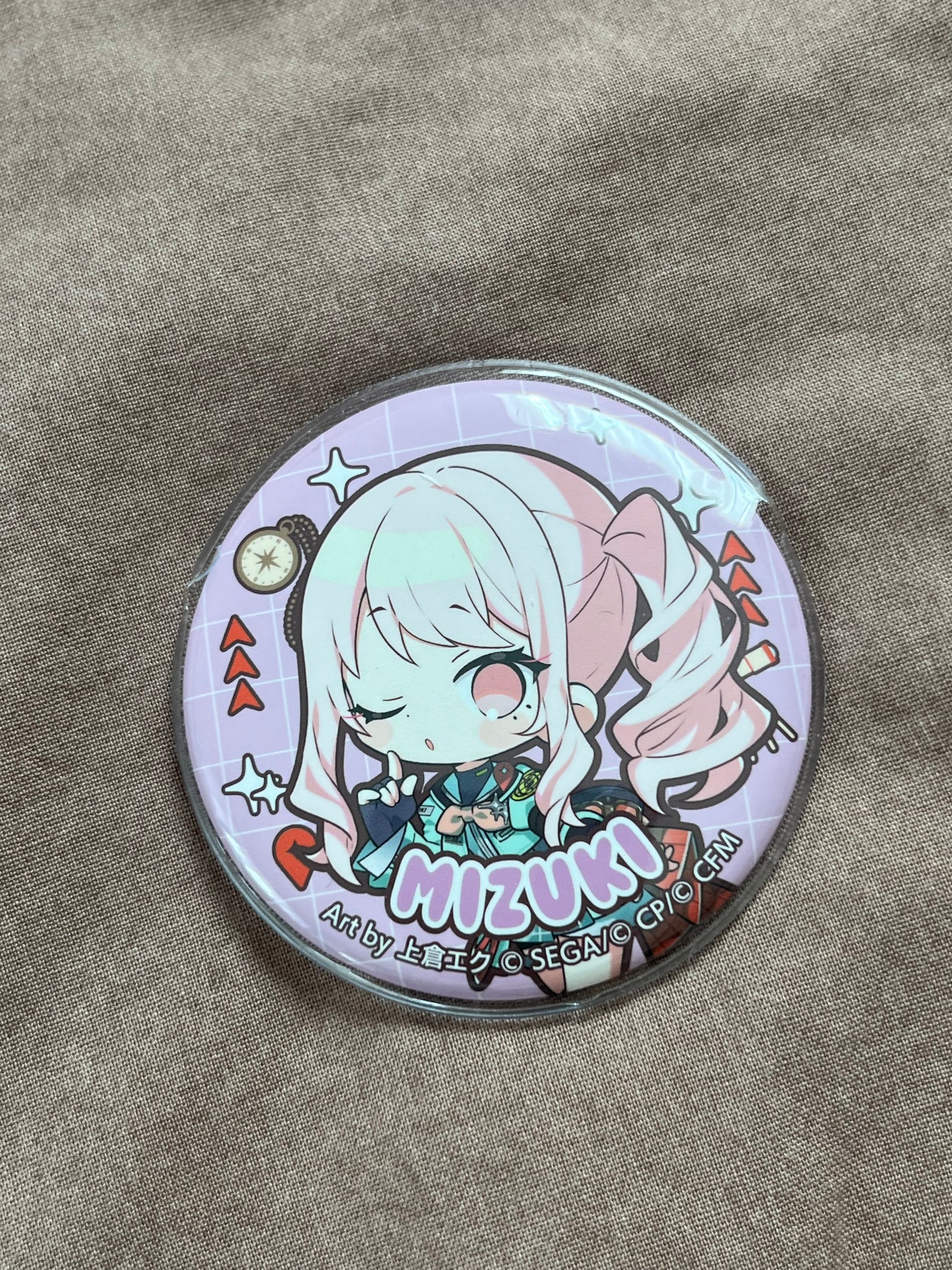 Project Sekai - Mizuki Akiyama “COLORFUL LIVE 5th -Frontier-” Chibi Circle Badge
