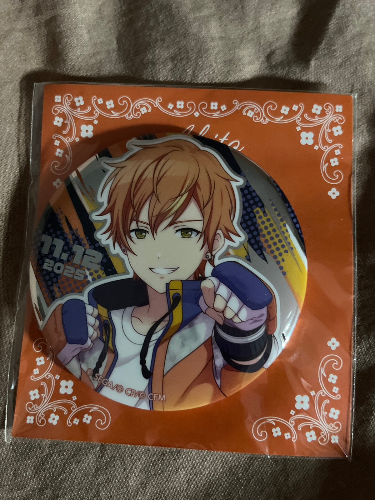 Project Sekai - Akito Shinonome "Bout for Beside You" Birthday Kuji Circle Badge