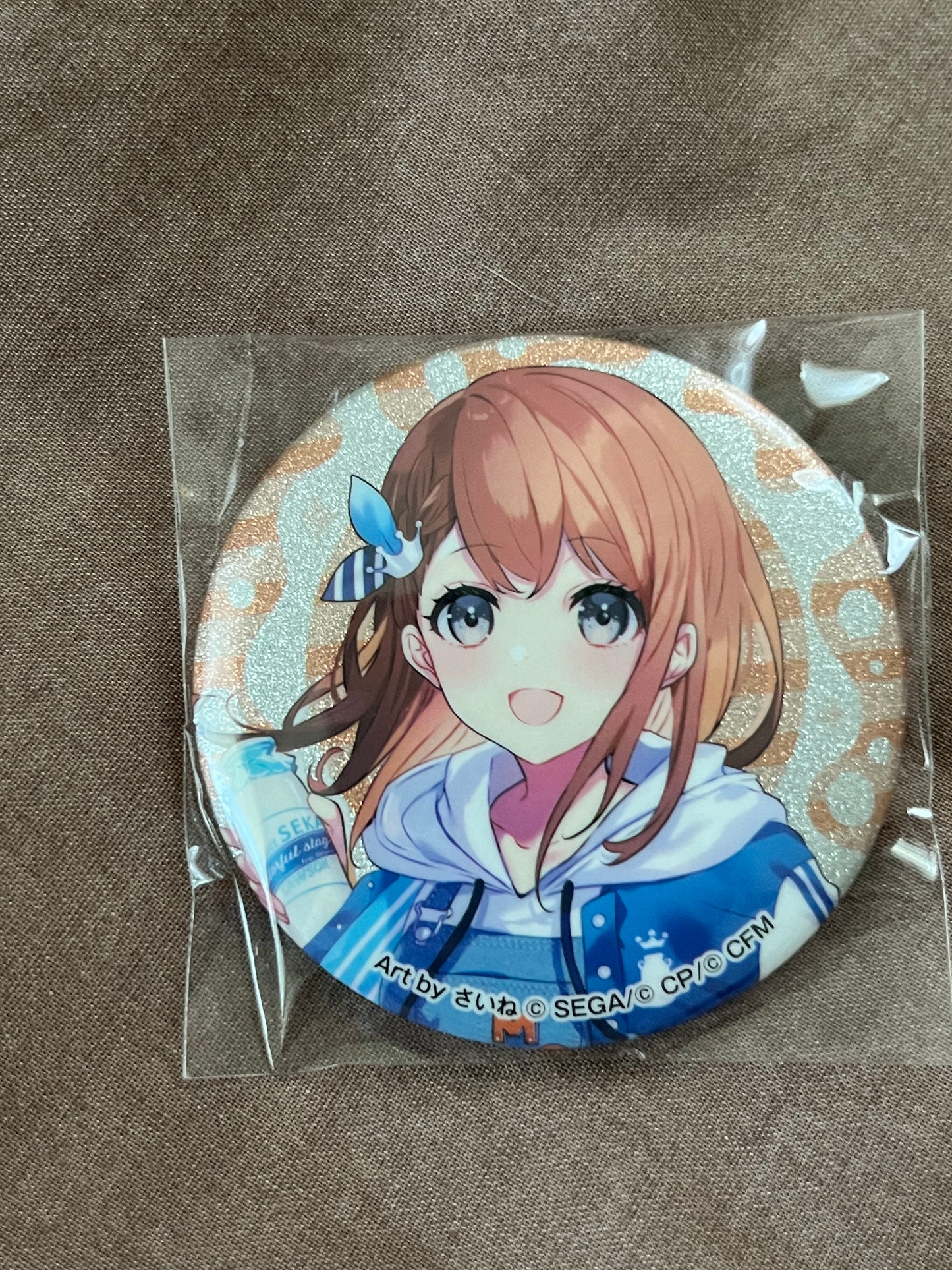 Project Sekai - Minori Hanasato “2024 Lawson Collab” Circle Glitter Badge