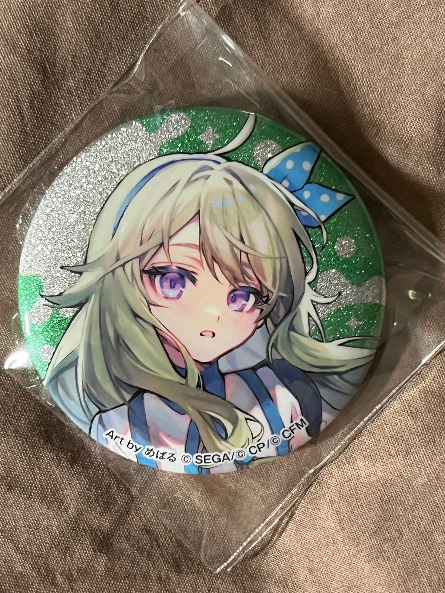 Project Sekai - Nene Kusanagi “LAWSON Collaboration 2024” Circle Glitter Badge