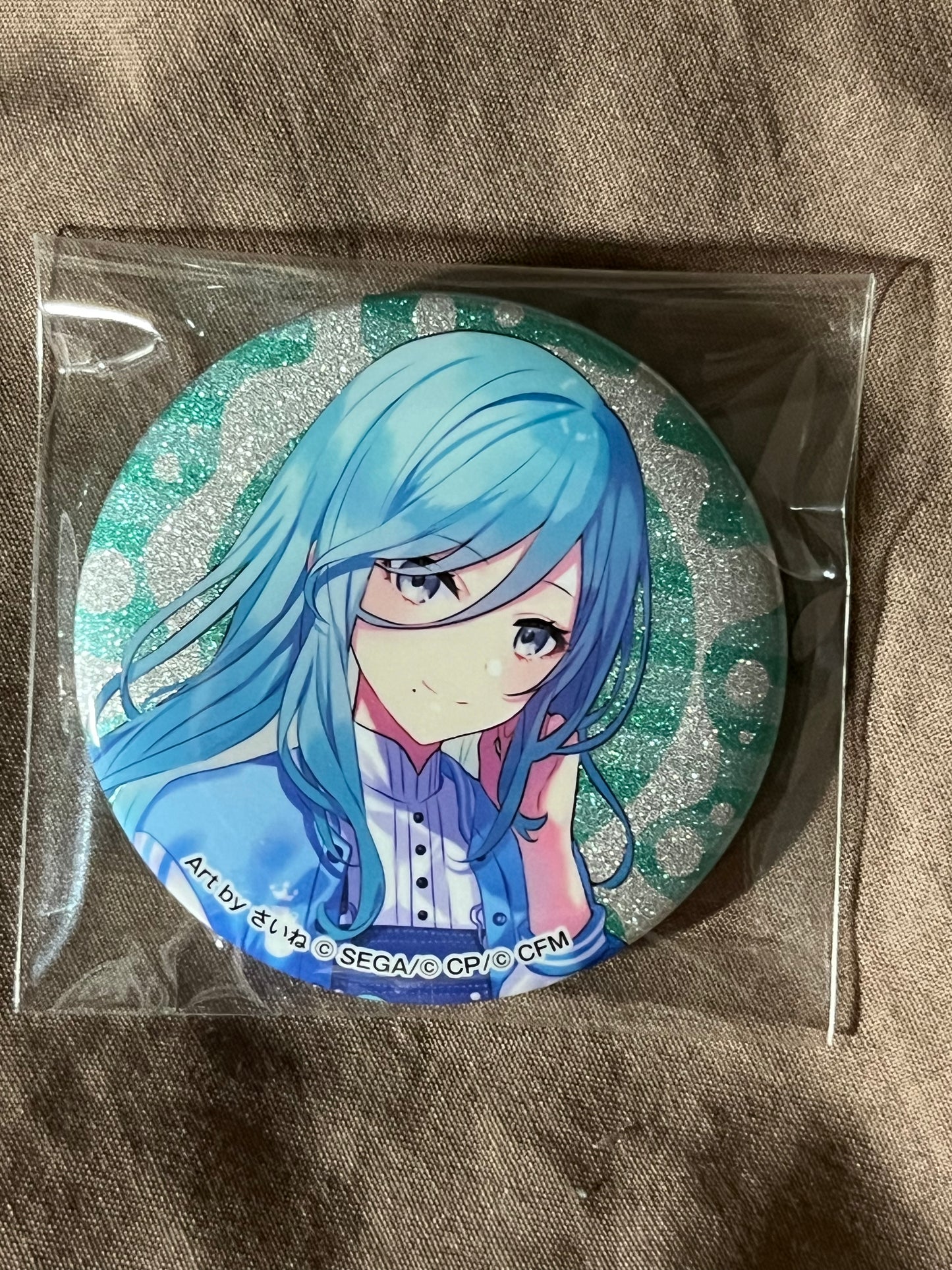 Project Sekai - Shizuku Hinomori “LAWSON Collaboration 2024” Circle Glitter Badge