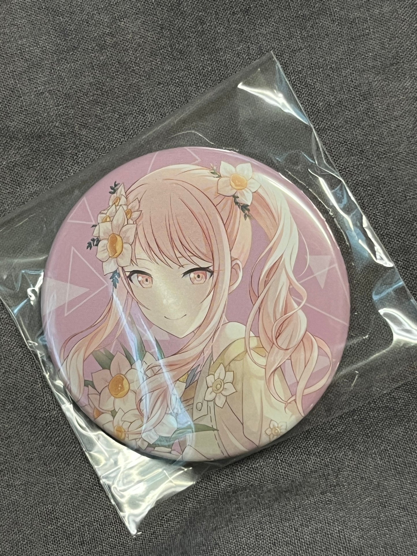 Project Sekai - Mizuki Akiyama “Close to gray / IDSMILE” CD Art Circle Badge