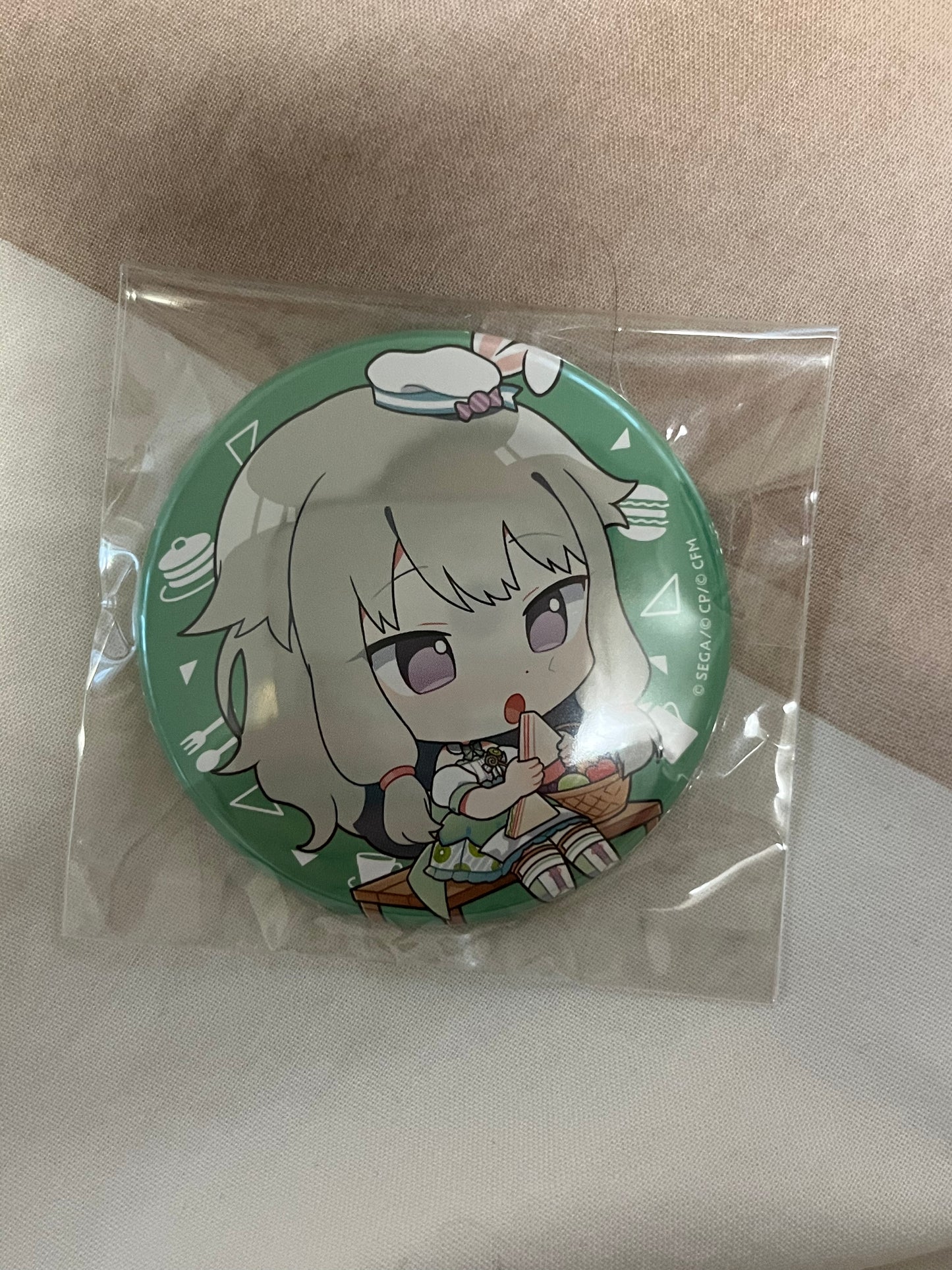 Project Sekai - Nene Kusanagi “Animate Cafe Collaboration” Chibi Circle Badge