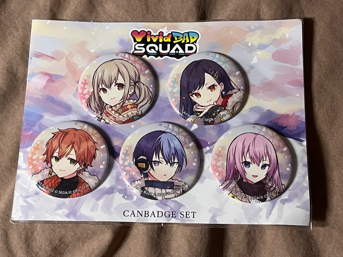 Project Sekai - Vivid BAD SQUAD "Mirai 2DMV" Circle Badge Set