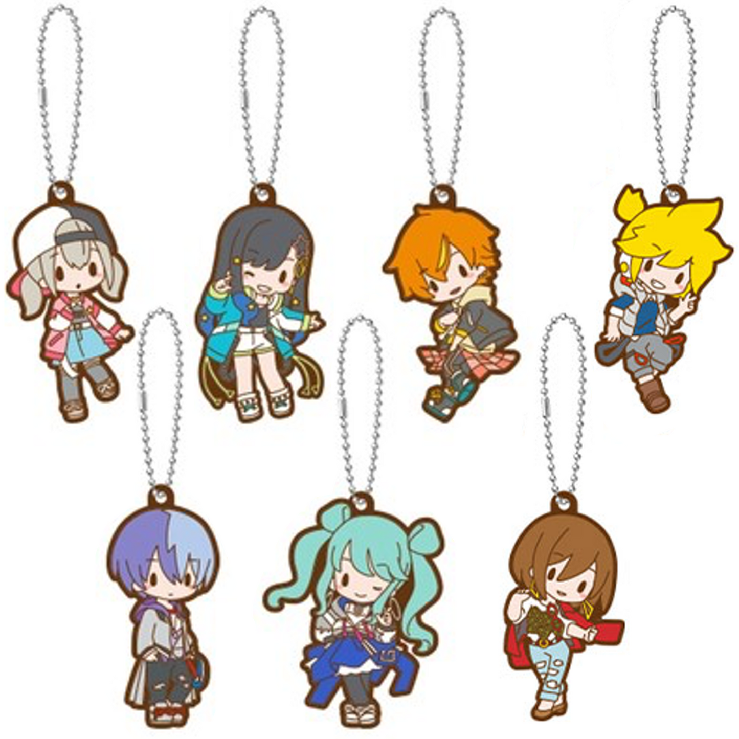 Project Sekai - Vivid Bad Squad Rubber Keychains