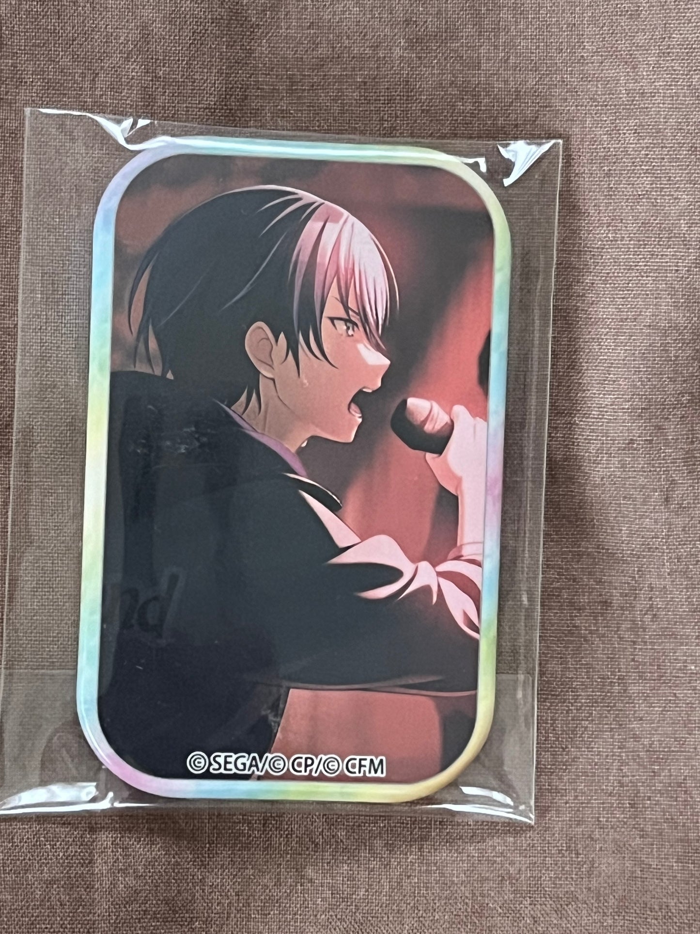 Project Sekai - Toya Aoyagi "Understanding The Gap" Square Badge [UNTRAINED]