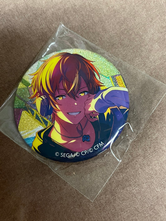 Project Sekai - Akito Shinonome "On Your Feet" Circle Glitter Badge [TRAINED]