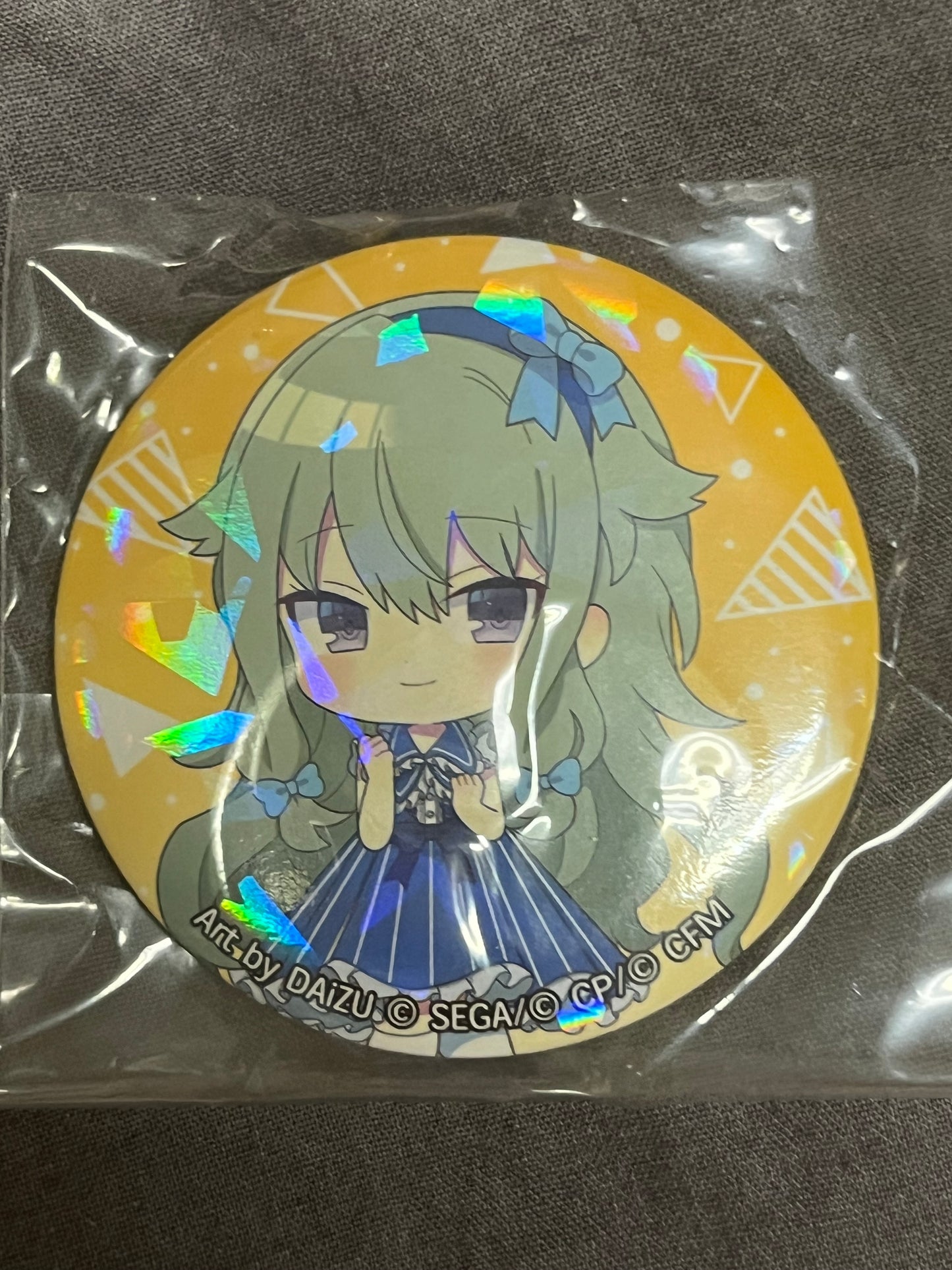 Project Sekai - Nene Kusanagi “LAWSON Collaboration” Chibi Holographic Circle Badge