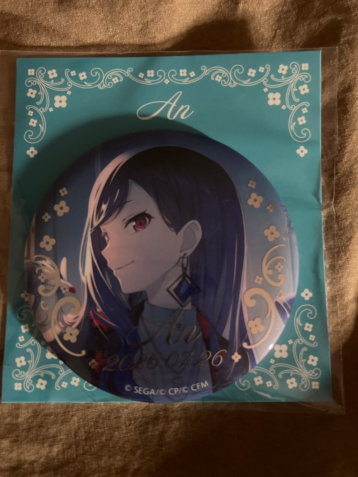 Project Sekai - An Shiraishi "The first concerto" Birthday Kuji Circle Badge