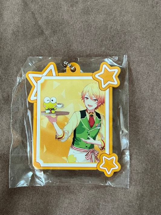 Project Sekai - Tsukasa Tenma “feat. Keroppi” Sanrio Rubber Keychain