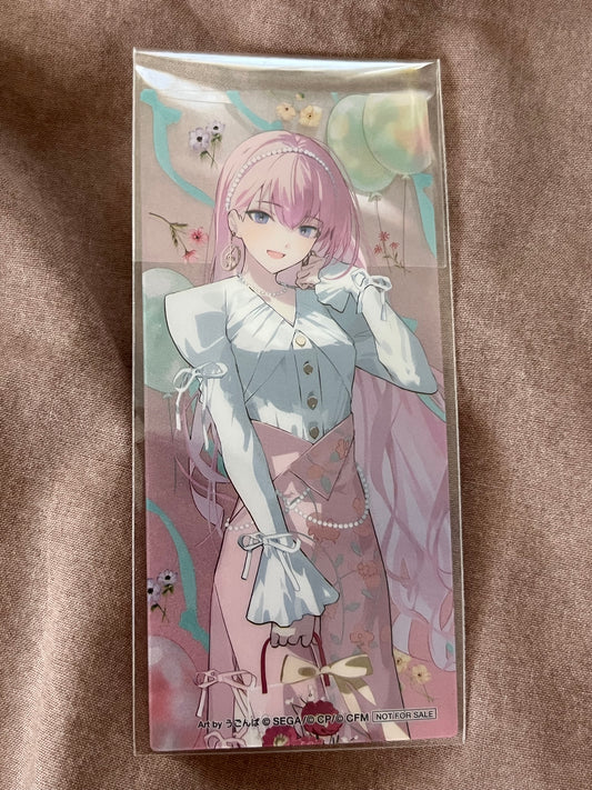 Project Sekai - Megurine Luka "4th Anniversary Thanks Festival" Clear Bookmark