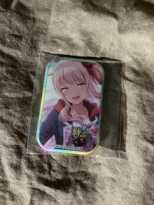 Project Sekai - Mizuki Akiyama “KAMIKOU FESTIVAL!” Square Badge [TRAINED]