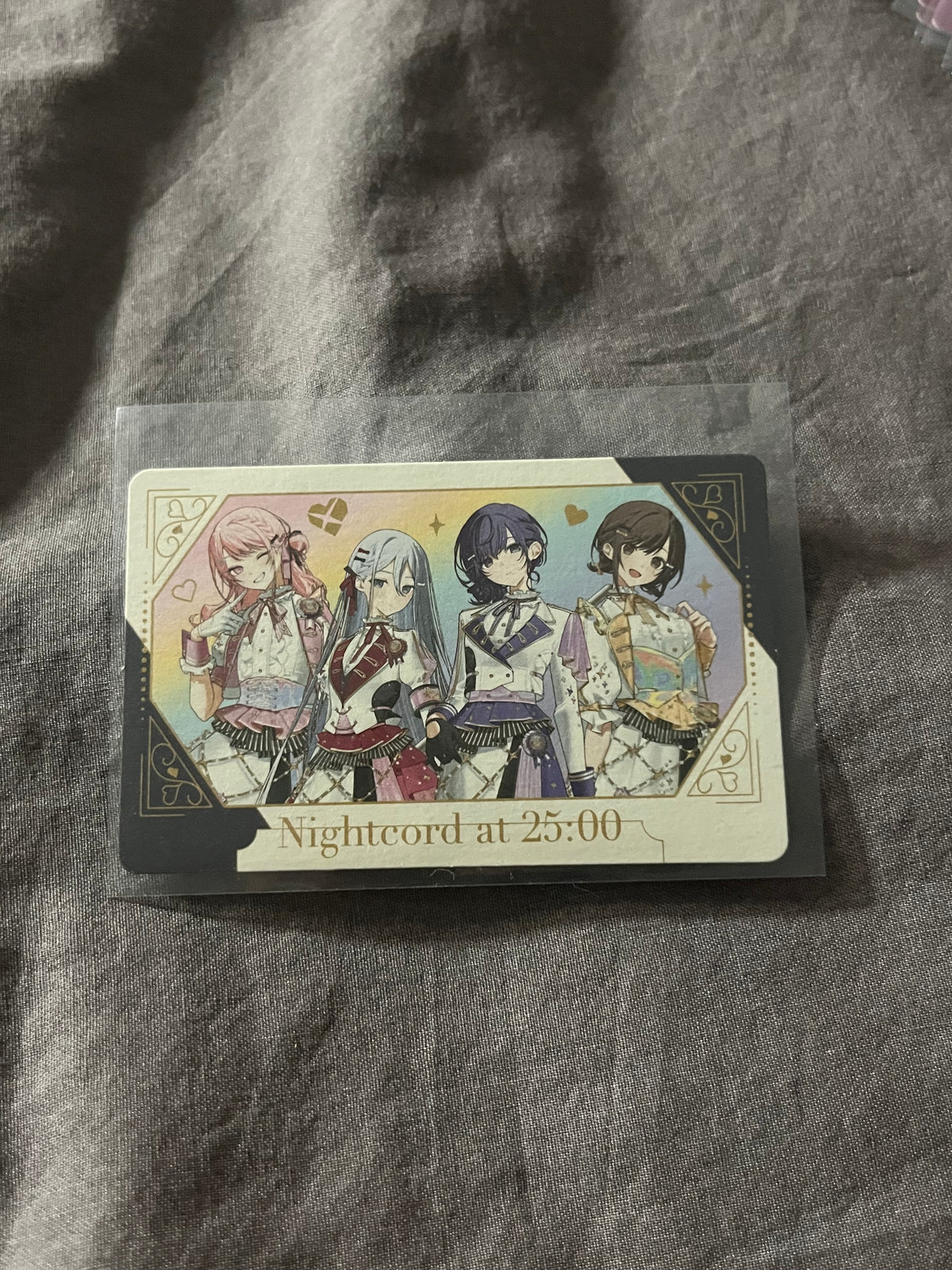 Project Sekai - Nightcord/25:00 “5th Anniversary Thanks Festival” Greeting Card