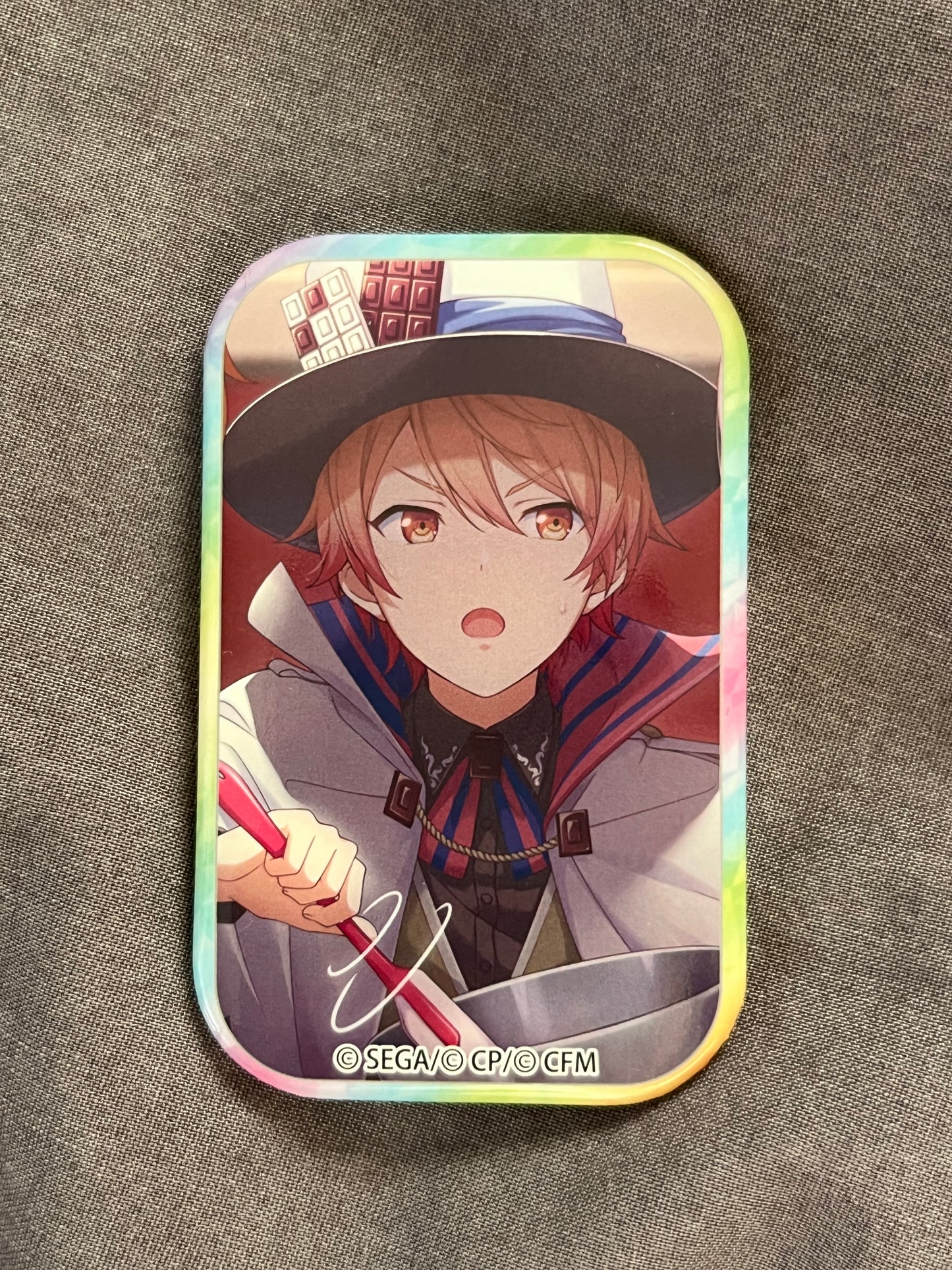 Project Sekai - Tsukasa Tenma "An Emergency Meeting?!" Square Badge [UNTRAINED]