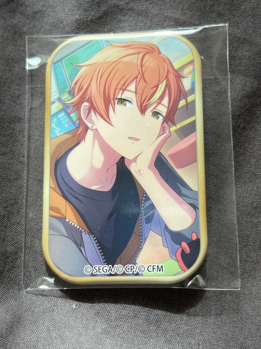 Project Sekai - Akito Shinonome “Together With the Plushies” Square Badge [UNTRAINED]