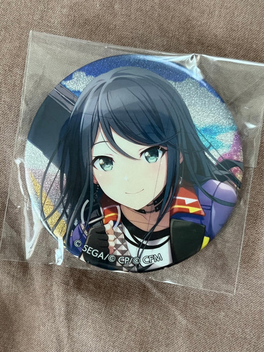 Project Sekai - Ichika Hoshino "That day, the Sky was Far Away" Circle Glitter Badge [TRAINED]