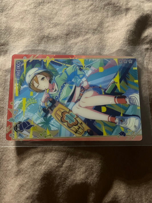 Project Sekai - MEIKO “Work Out and FLY! Muscle Training!” Wafer Card
