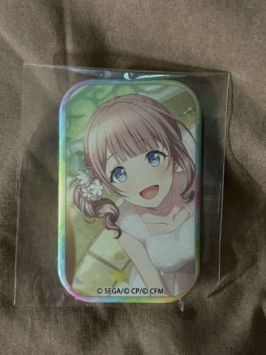 Project Sekai - Honami Mochizuki “Standing Next to the Kind and Gentle You” Square Badge [UNTRAINED]