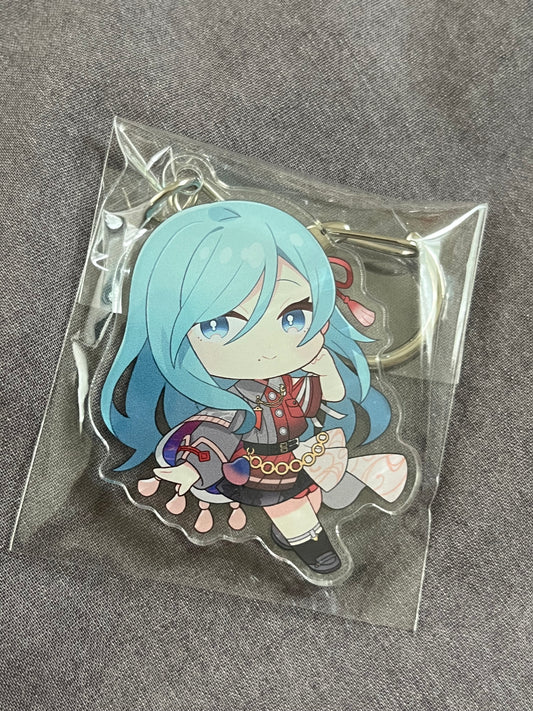 Project Sekai - Shizuku Hinomori “Colorful Live 4th Unison” Chibi Acrylic Keychain