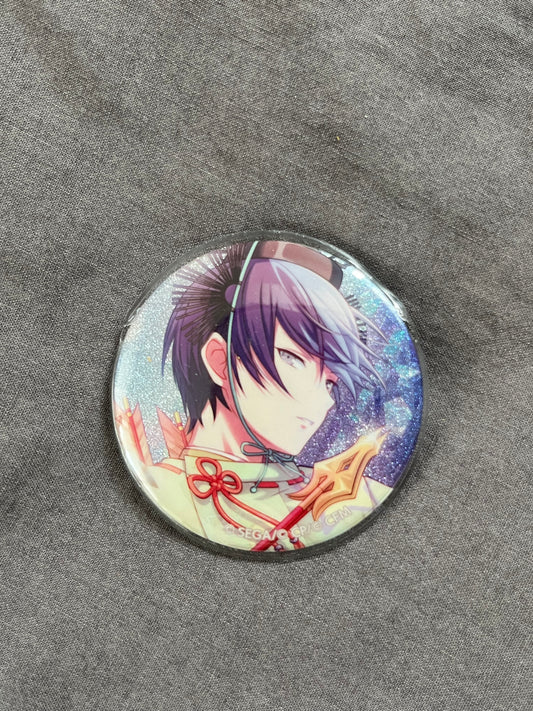 Project Sekai - Toya Aoyagi “The Tenma Household's Hinamatsuri” Circle Glitter Badge [TRAINED]