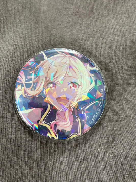 Project Sekai - Saki Tenma "Stella After the Rain" Holographic Circle Badge [TRAINED]