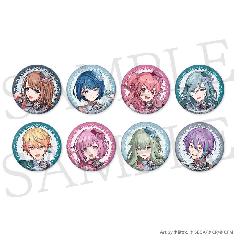 [PRE-ORDER] Project Sekai - MORE MORE JUMP! & Wonderland x Showtime “COLORFUL LIVE 6th - Crossing -” BOX C Circle Glitter Badge