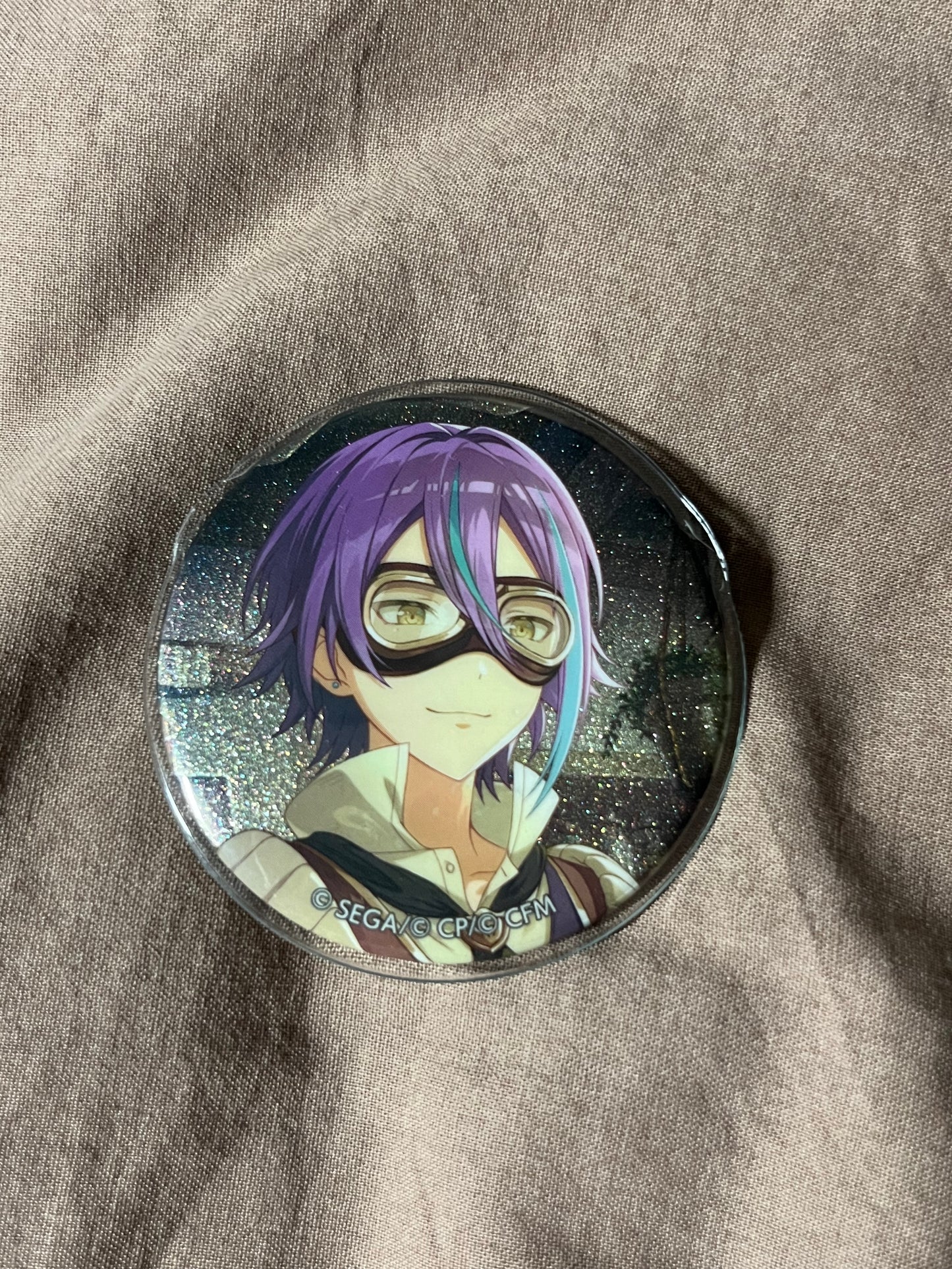 Project Sekai - Rui Kamishiro “Our Happy Ending” Circle Glitter Badge [TRAINED]