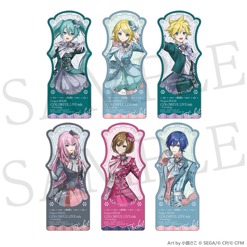 [PRE-ORDER] Project Sekai - Virtual Singer “COLORFUL LIVE 6th - Crossing -” Ticket Card Set