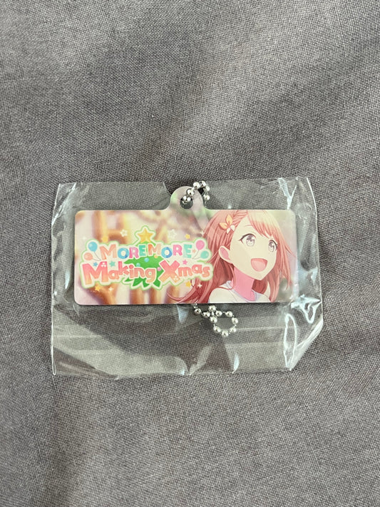 Project Sekai - Minori Hanasato “MORE MORE Making Xmas” Metal Event Keychain [UNTRAINED]