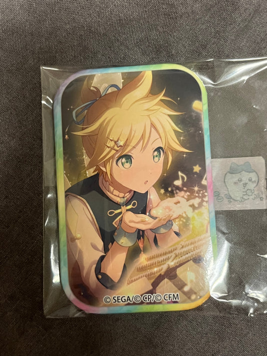 Project Sekai - Kagamine Len “Amidst a Dream, Towards the Shining Stars” Square Badge [TRAINED]