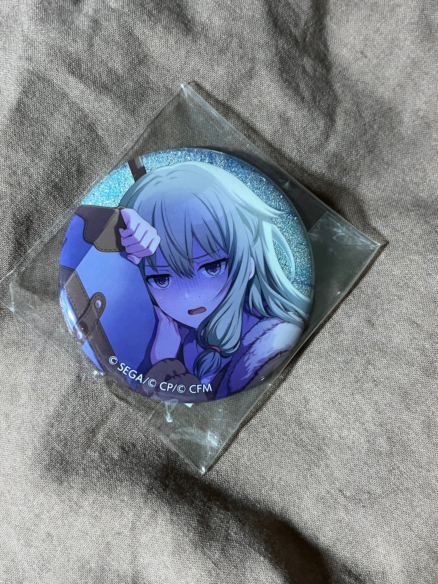 Project Sekai - Nene Kusanagi “POP IN MY HEART!!” Circle Glitter Badge [UNTRAINED]