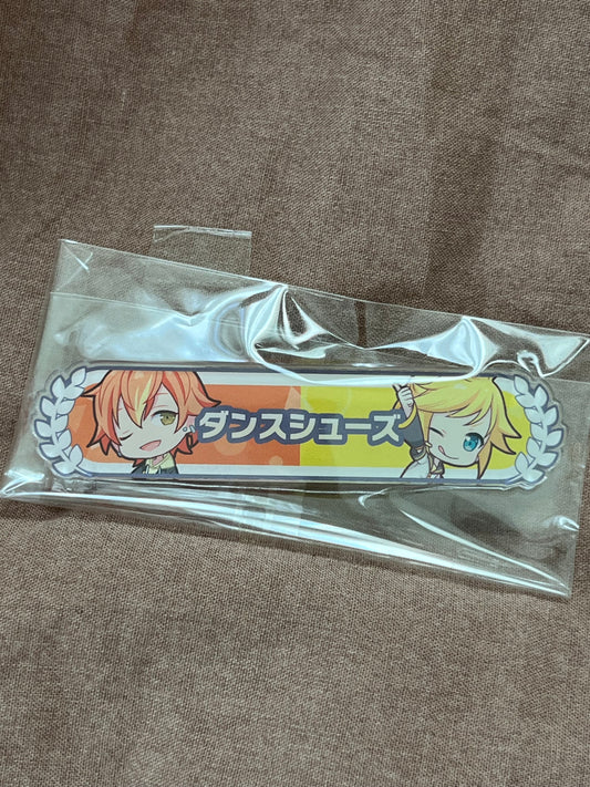 Project Sekai - Akito Shinonome & Kagamine Len "Dance Shoes" Kizuna Rank Acrylic Badge