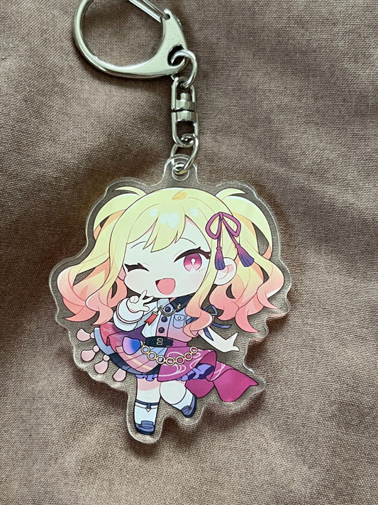 Project Sekai - Saki Tenma “Colorful Live 4th Unison” Chibi Acrylic Keychain
