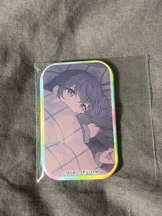Project Sekai - Mafuyu Asahina “Reeling in the Lights” Square Badge [UNTRAINED]